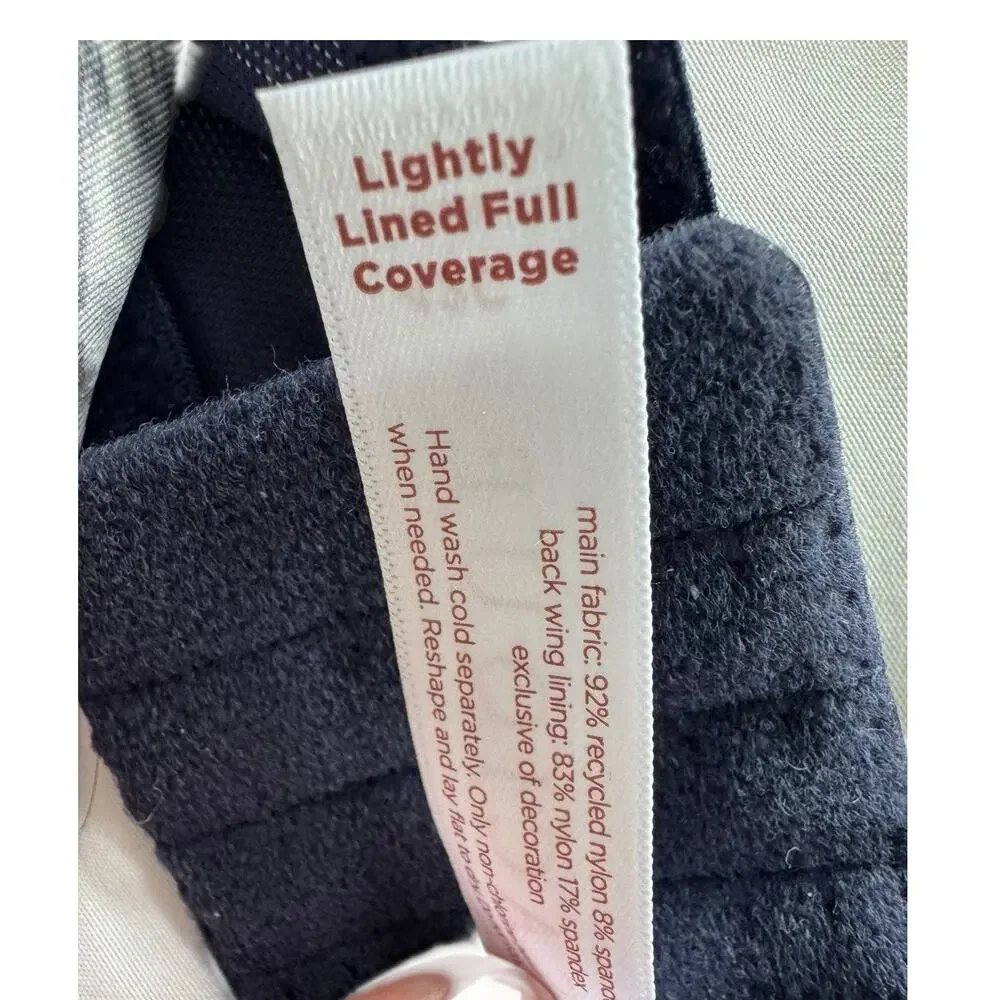 New Cacique‎ 42C Bra Dark Floral Backsmoother Lightly Lined Full Coverage